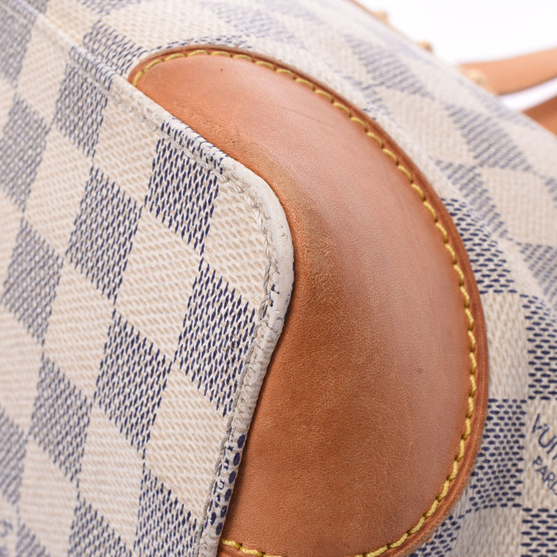 Louis Vuitton Damier azure ham stead PM white n51207 Womens Damier azure Canvas Handbag B