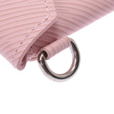 Louis Vuitton cygilliginette card case rose barrelin silver bracelet m68557 women's EPI Leather Necklace