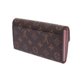 Louis Vuitton Monogram ported fortila Rose Valley Le m62235 Womens Monogram canvas Long Wallet NEW