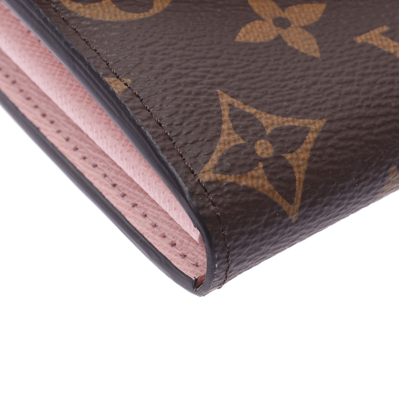 Louis Vuitton Monogram ported fortila Rose Valley Le m62235 Womens Monogram canvas Long Wallet NEW