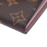 Louis Vuitton Monogram ported fortila Rose Valley Le m62235 Womens Monogram canvas Long Wallet NEW