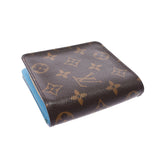 LOUIS VUITTON Louviton, compact, compact, compact, compact, brown, M60036, unsex, canvas, two canvas, two canvas, wallet, AB, AB, rank used, silver.