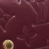 Louis Vuitton VERNIS Polka Soleil foveau gold metal m93577 Womens Monogram VERNIS Long Wallet B