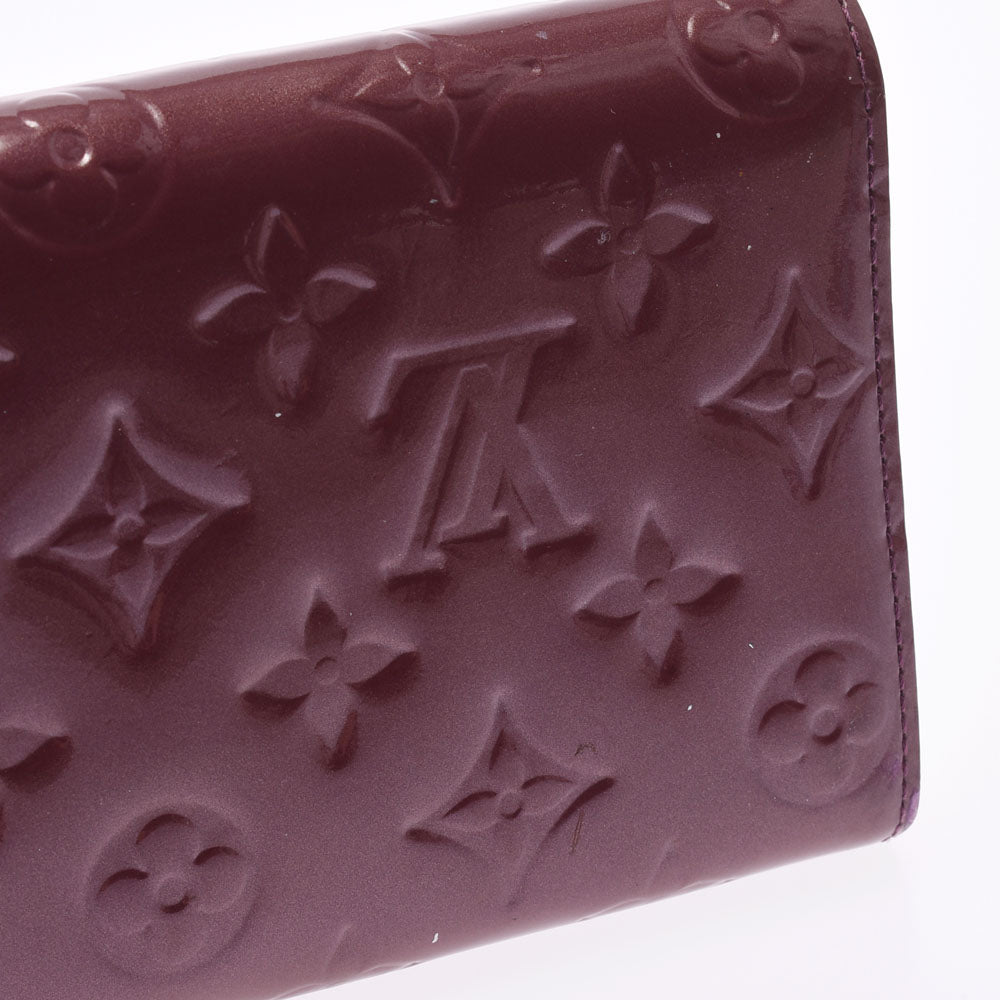 LOUIS VUITTON ルイヴィトン ポルトフォイユ サラ ヴェルニ レディ ポルトフォイユ・サラ モノグラム・ヴェルニ グリヨット【ルイ