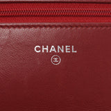 Chanel Chanel红银架女士Ramskin链钱包AB排名使用水池