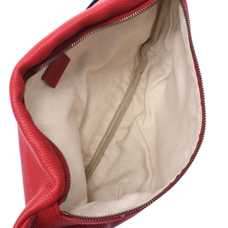 Gucci Gucci Gucci印花腰带袋红色493869男女皆宜的Calaf Body Bag A-Rank使用Silgrin