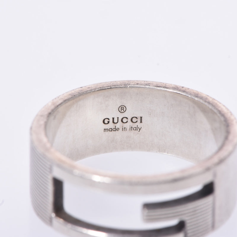 GUCCI グッチ カットアウト #17 シルバー 16号 ユニセックス SV925 リング・指輪 ABランク 中古 銀蔵