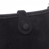 Hermes Hermes Evelin TPM Black Silver Bracket □ H-engraving (around 2004) Women's Dubris Shoulder Bag A-rank used Silgrin