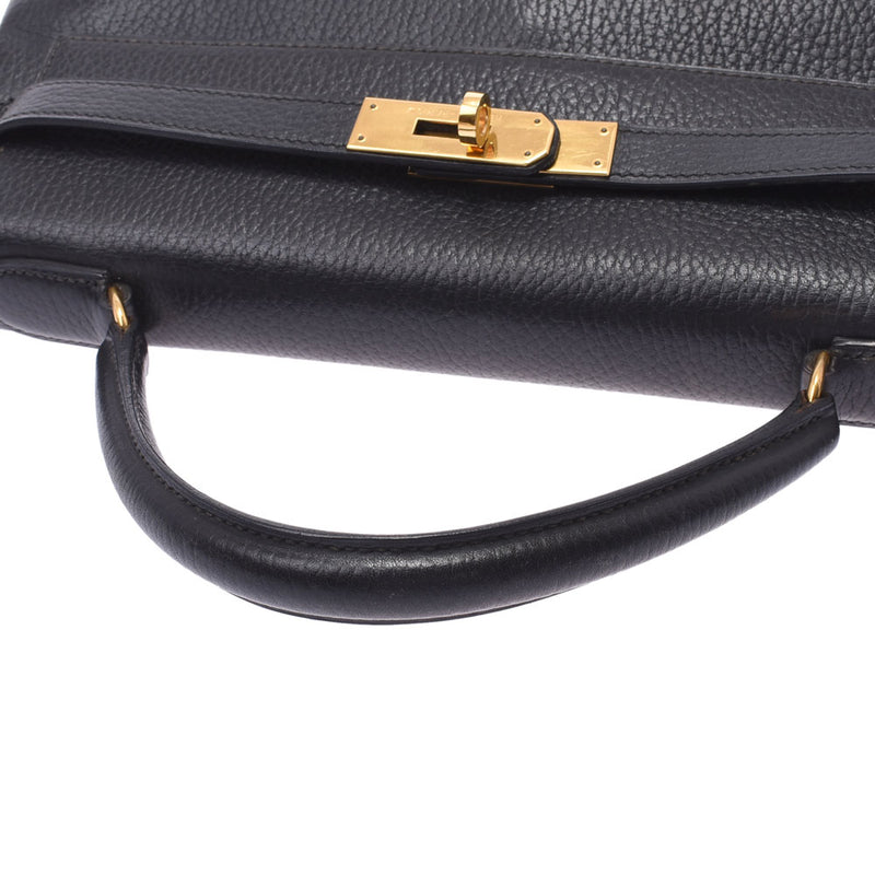 Hermes Kerry 2WAY bag 2WAY bag black gold hardware u u circa