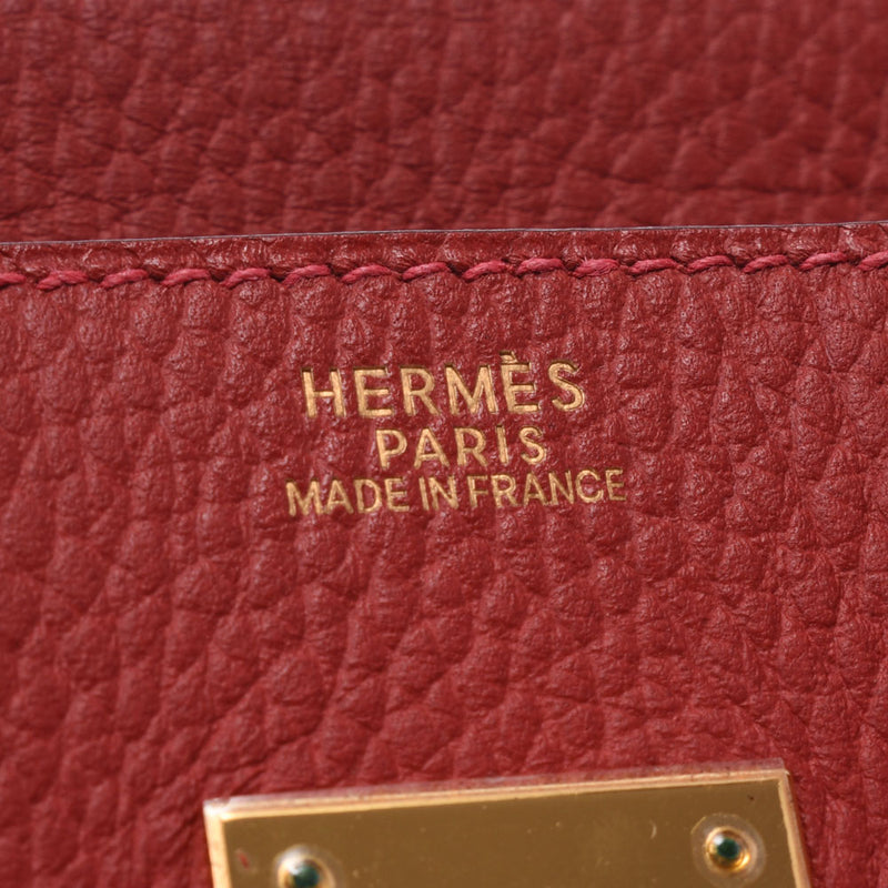 HERMES Hermes Else Barkin: 30 ruzubif gold-gold gold-metal fittings (around 2004), Ladies Ardenne, handbags, AB, Class Used silver, handbag.