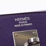 Hermes Hermes Kelly Laki 40 2WAY Iris Silver Fittings □ N-engraving (around 2010) Unisex Swifthand Bag A rank used Silgrin