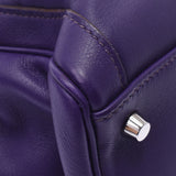Hermes Hermes Kelly Laki 40 2WAY Iris Silver Fittings □ N-engraving (around 2010) Unisex Swifthand Bag A rank used Silgrin