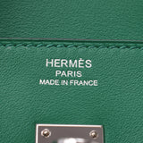 Hermes爱马仕Burkin 25 Ververtigo银色支架上的雕刻（约2017年）妇女Wosffft手袋未使用Silgrin