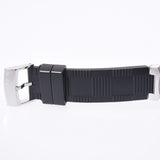 LOUIS VUITTON Louis Viton, the Tambourbur, Q118F Men' s, SS/Rubber, wristwatch, black, black, A-rank, used silver storehouse.