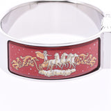 Hermes Hermes Like Horse Pattern / Red Lo1.201 Women's GP / Seven Treasure Watch Quartz Silver Dealer A-Rank Used Silgrin