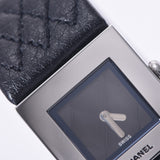 Chanel mattress Ladies SS / LEATHER WATCH QUARTZ black dial