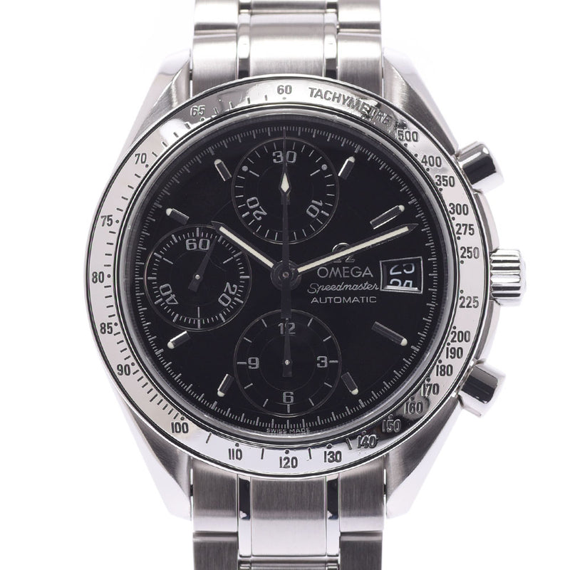 OMEGA Omega Speedmaster Date 3513.50 Men's SS Watch Automatic Black Dial A Rank Used Ginzo