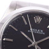 ROLEX Rolex Oyster Date Antique 6694 Boys SS Watch Hand-rolled Black Table AB Rank Used Sinkjo