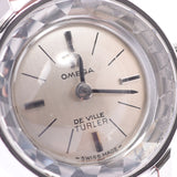 OMEGA オメガ デビル アンティーク 511.166 レディース SS/革 腕時計 手巻き シルバー文字盤 ABランク 中古 銀蔵