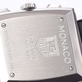 TAG HEUER タグホイヤー モナコ クロノグラフ 新品ベルト CW2112 メンズ SS/革 腕時計 自動巻き シルバー文字盤 Aランク 中古 銀蔵