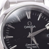 OCHA Omega Seamaster athatra 2577.50 Ladies SS Watch quartz black dial a