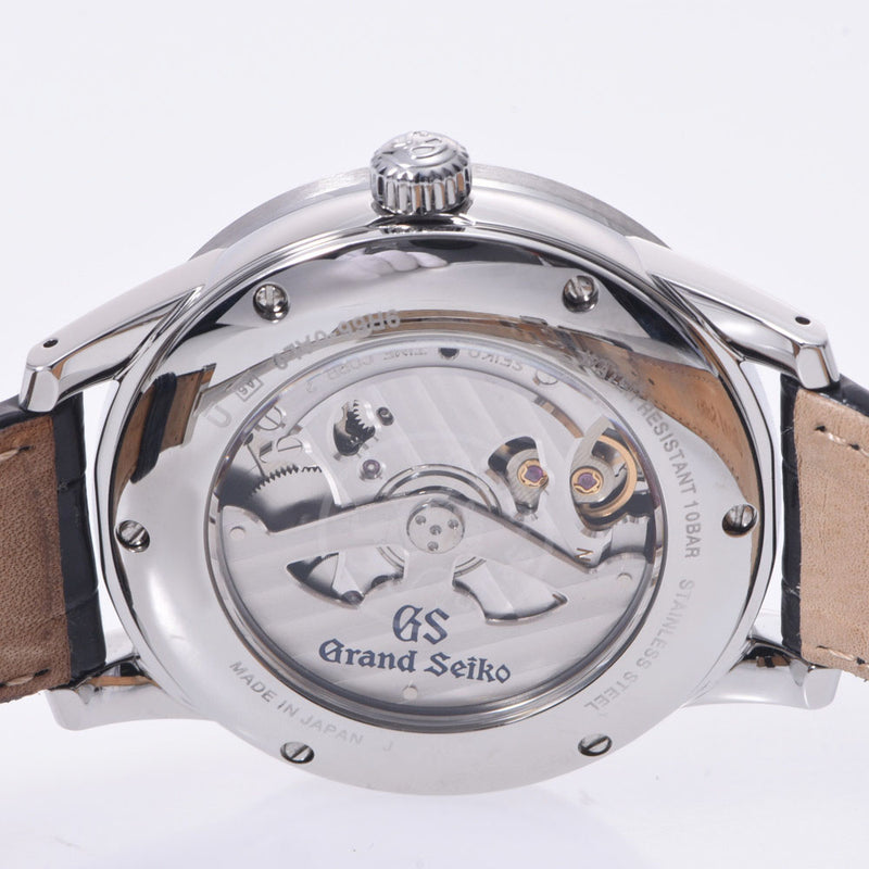Grand Seiko Spring drive GMT sbge 227 men's SS / Black Watch