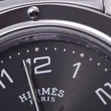 HERMES エルメス クリッパー CL6.710 メンズ SS 腕時計 クオーツ グレー文字盤 Aランク 中古 銀蔵