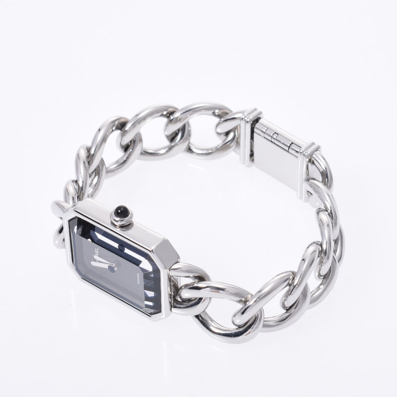 CHANEL シャネルプルミエールサイズ L Lady's SS watch quartz lindera board A rank used silver storehouse