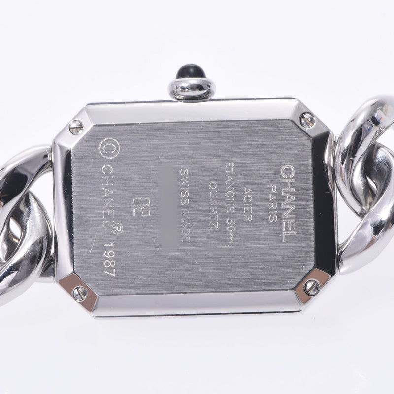 CHANEL シャネルプルミエールサイズ L Lady's SS watch quartz lindera board A rank used silver storehouse