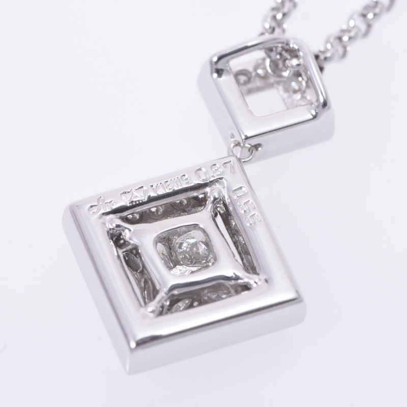 Atelier ar atelier al diamond 0.87 / 0.55CT Unisex K18 WG Necklace