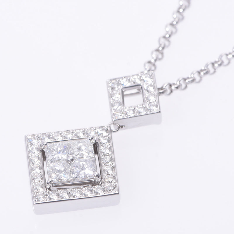 Atelier ar atelier al diamond 0.87 / 0.55CT Unisex K18 WG Necklace