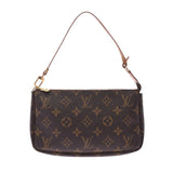 LOUIS VUITTON Monogram Pochette Accessois Old Brown M51980 Ladies Monogram Canvas Accessory Pouch B Rank Used Ginzo