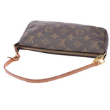 LOUIS VUITTON Monogram Pochette Accessois Old Brown M51980 Ladies Monogram Canvas Accessory Pouch B Rank Used Ginzo