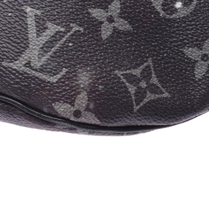 Louis Vuitton Louis Vuitton Monogram Galaxy Discovery Bum Bag Black M44444 Menogram Galaxy Canvas Body Bag AB Rank Used Silgrin