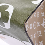 LOUIS VUITTON Louis Vuitton On-The-Go GM White / Khaki M44571 Unisex Monogram giant canvas 2WAY bag AB rank used Ginzo