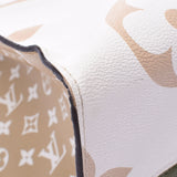 LOUIS VUITTON Louis Vuitton On-The-Go GM White / Khaki M44571 Unisex Monogram giant canvas 2WAY bag AB rank used Ginzo