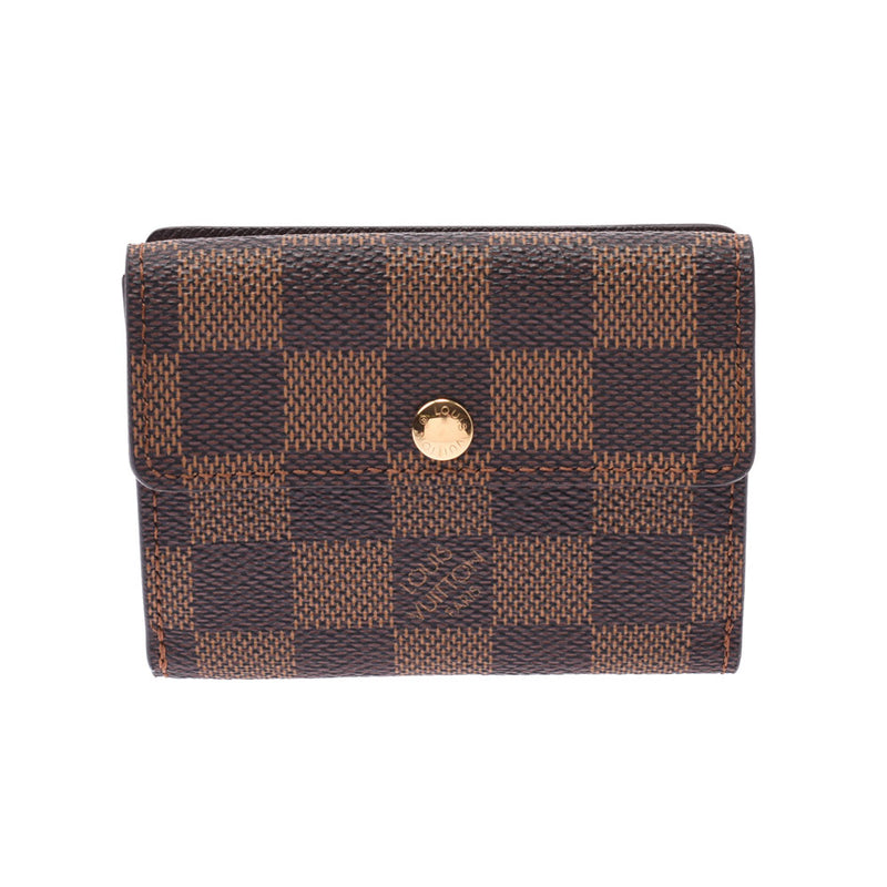 LOUIS VUITTON Louis Vuitton Damier Radrow coin purse Brown N62925 Unisex Damier canvas coin case A rank used Ginzo