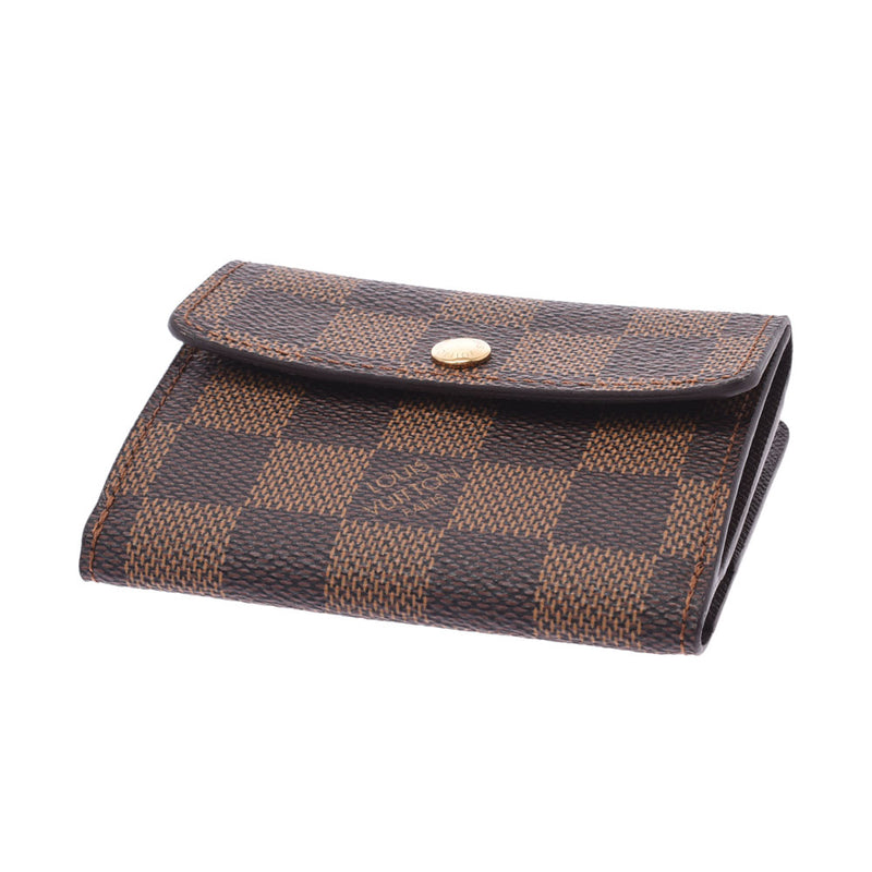 LOUIS VUITTON Louis Vuitton Damier Radrow coin purse Brown N62925 Unisex Damier canvas coin case A rank used Ginzo