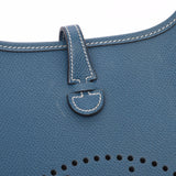 HERMES エルメス エヴリン TPM ブルータラサ シルバー金具 □G刻印(2003年頃) レディース リセ ショルダーバッグ Bランク 中古 銀蔵