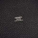 Hermes Hermes Picon Lock PM石墨银支架□o钢（2011年左右）女士Triyo钢铁手提包A级使用水池