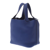 HERMES Hermes Picotan Rock PM Blue Saphir Silver Golden Y Imprint(大约2020年)女士Trillon Clemans手袋新单身