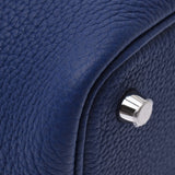 HERMES Hermes Picotan Rock PM Blue Saphir Silver Golden Y Imprint(大约2020年)女士Trillon Clemans手袋新单身