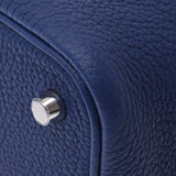 HERMES Hermes Picotan Rock PM Blue Saphir Silver Golden Y Imprint(大约2020年)女士Trillon Clemans手袋新单身