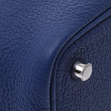 HERMES Hermes Picotan Rock PM Blue Saphir Silver Golden Y Imprint(大约2020年)女士Trillon Clemans手袋新单身