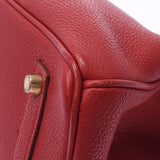 Hermes Birkin bag 35 Rouge VIFF gold