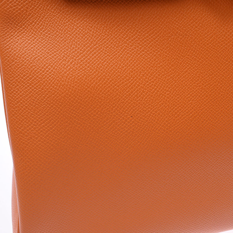 Hermes Hermes Burkin 35 Orange / Rouge Kazak Silver Tracket□P-engraving（2012年左右）UniSEX Voepson Handbag New Sanko