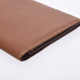 HERMES エルメス オオサカ ゴールド 刻印不明 ユニセックス クシュベル 札入れ Bランク 中古 銀蔵