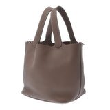 HERMES エルメス ピコタンロック MM エトゥープ シルバー金具 Z刻印(2021年頃) レディース トリヨンクレマンス ハンドバッグ 未使用 銀蔵