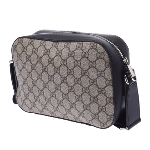 Gucci GG GG gloss / black 450947 Unisex GG shoulder canvas calf shoulder bag