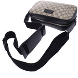 Gucci GG GG gloss / black 450947 Unisex GG shoulder canvas calf shoulder bag